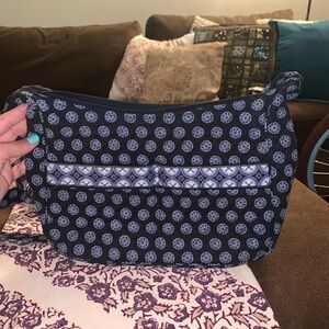 Stephanie Dawn Harbor Blue Quilted Shoulder Bag